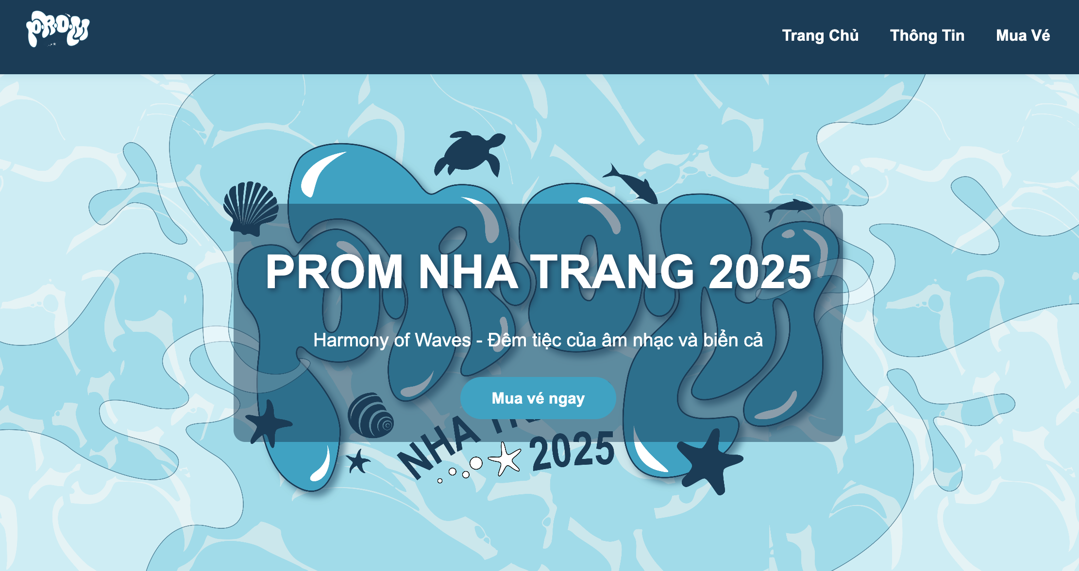 Web bán vé Prom Nha Trang